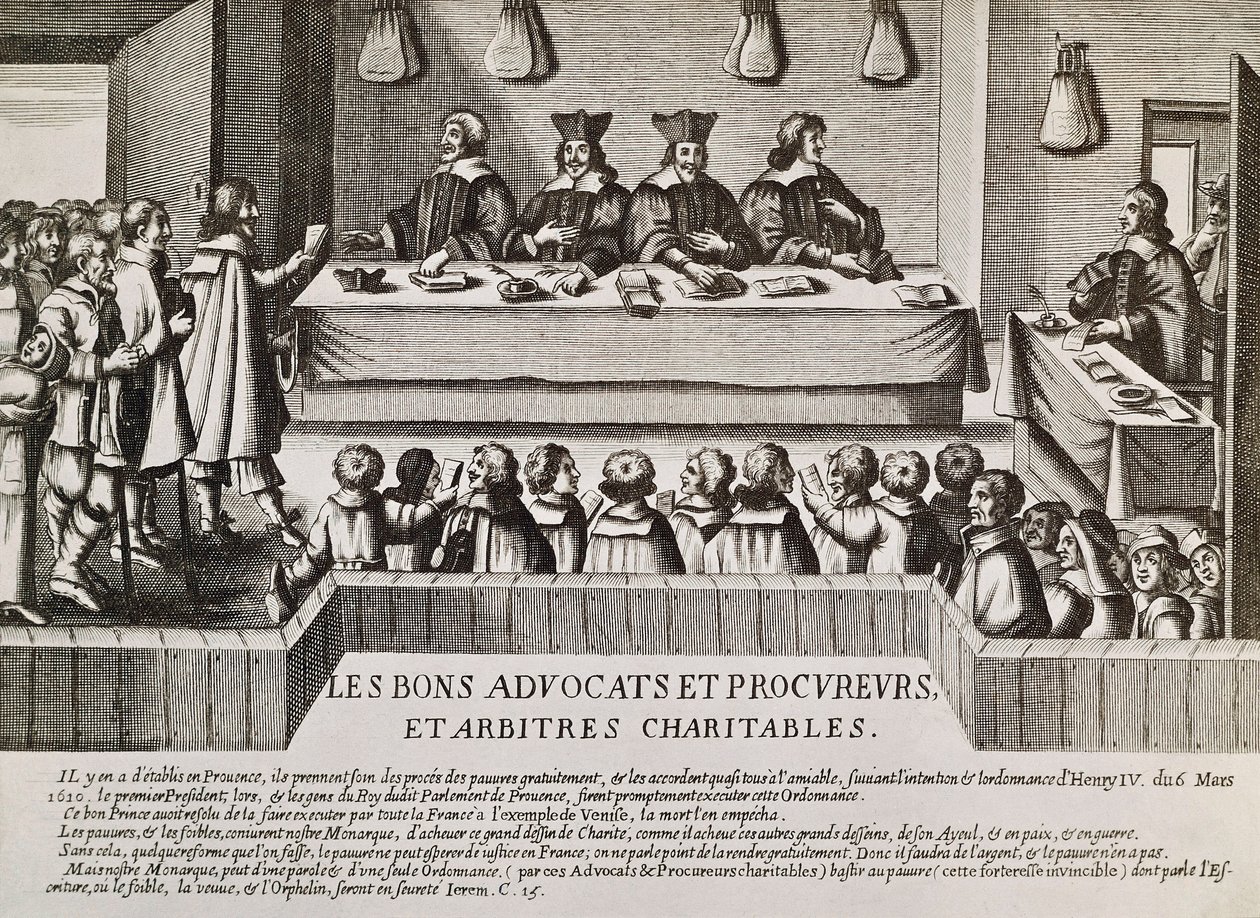 Rättvisa under Henrik IV:s regeringstid av French School