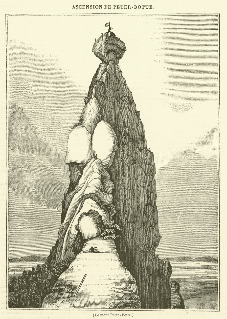 Berget Peter-Botte (gravyr) av French School