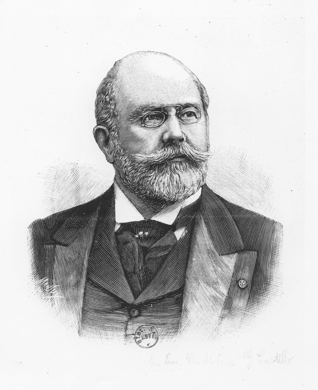 Leon y Castillo (gravyr) av French School