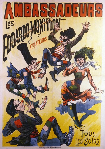 The Ambassadors poster (färg litho) av French School