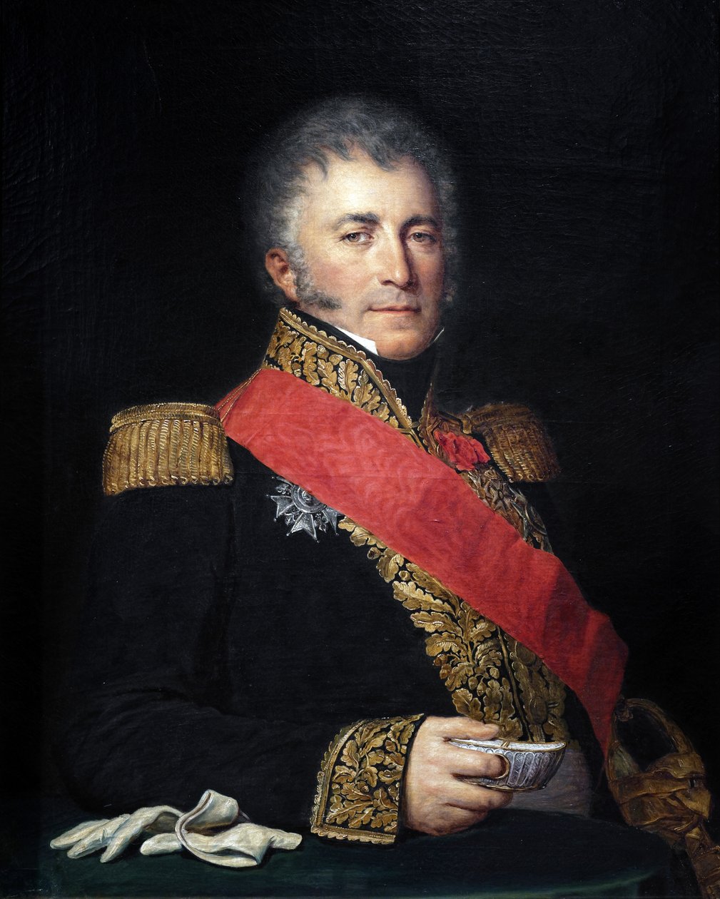 Generallöjtnant Bertrand Pierre de Castex av French School