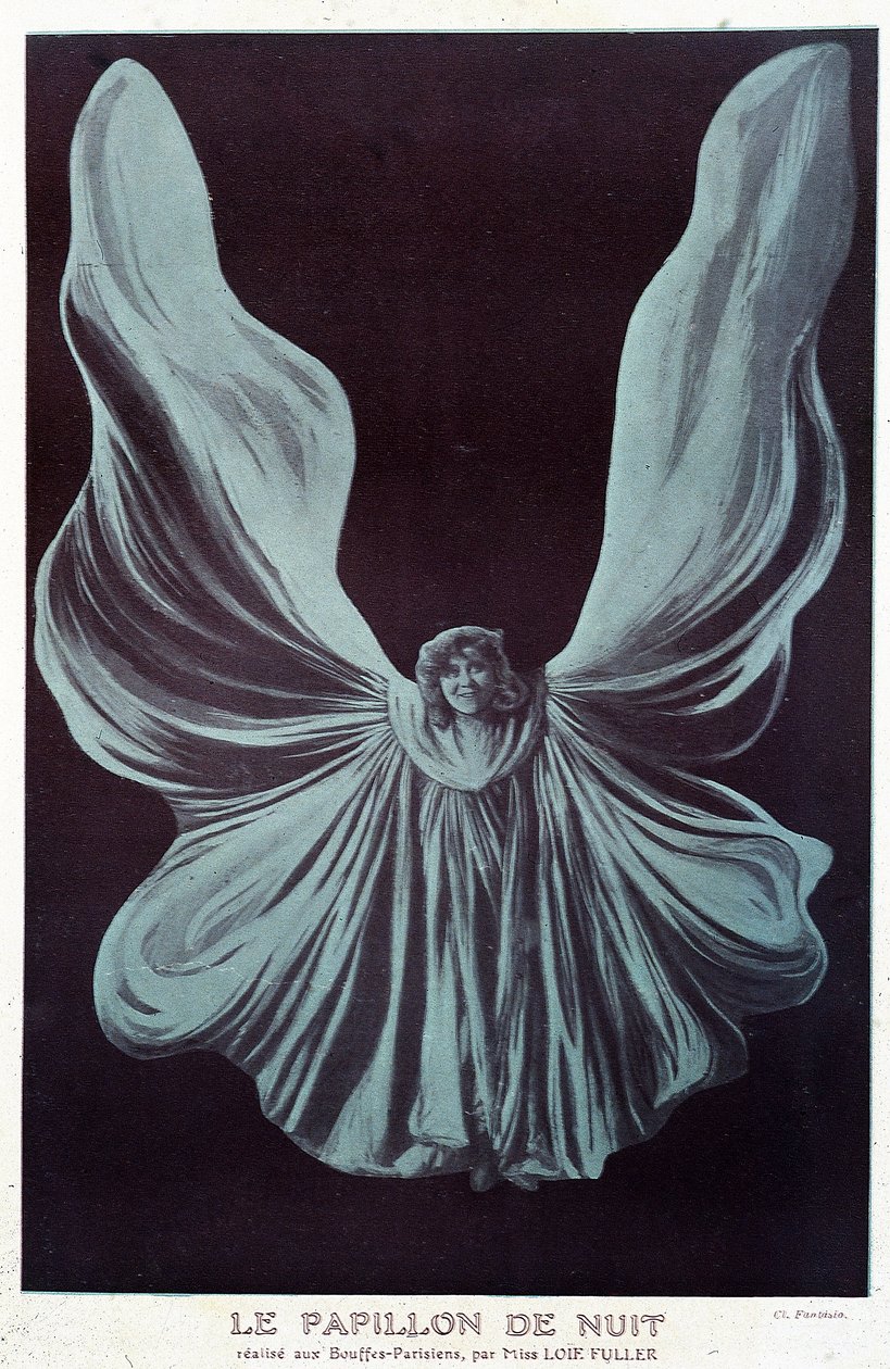 Loie Fuller - i "" Fantasio"" från 1912-12-01 av French School