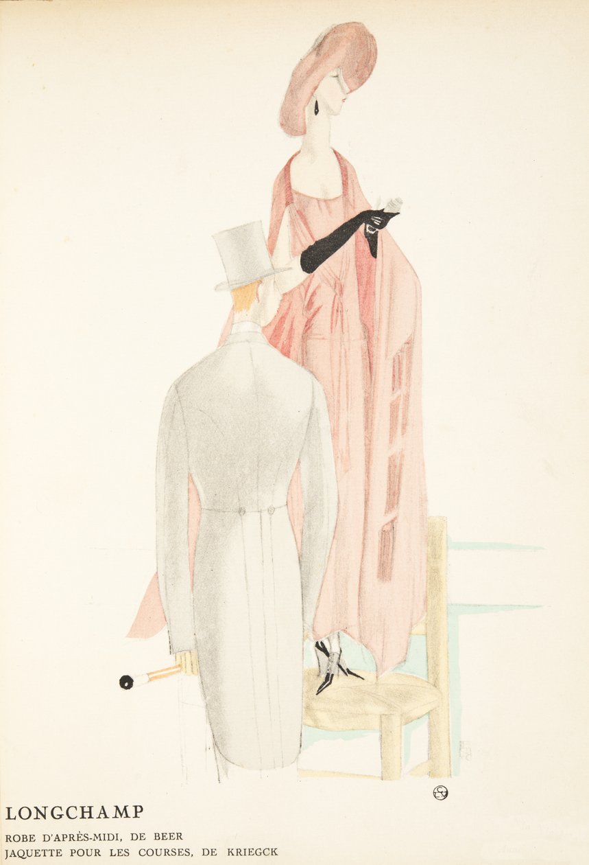 Longchamp, från en samling av modeplattor av French School
