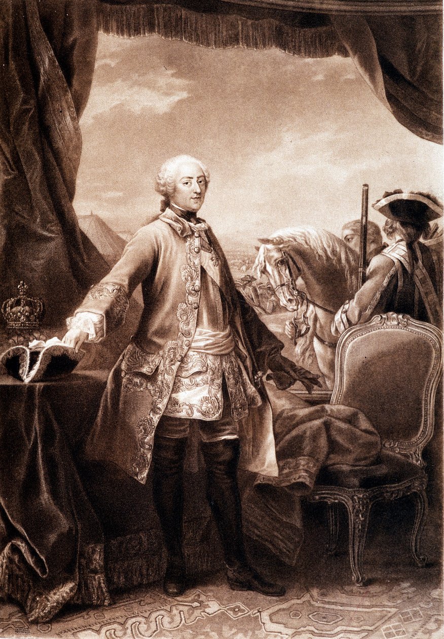 Ludvig XV av French School