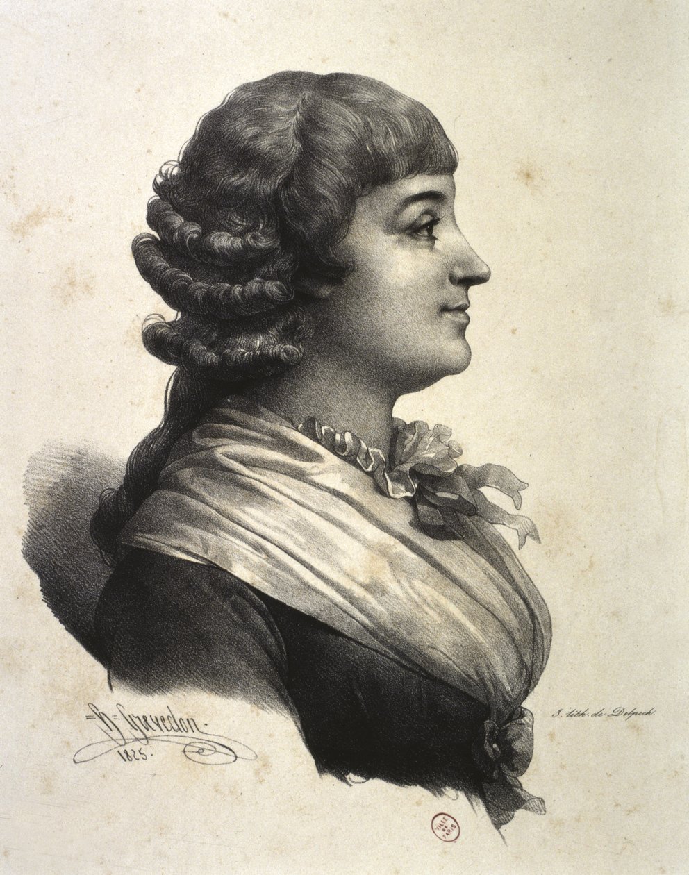 MADAME ROLAND (Marie-Jeanne Roland de la Platière) av French School