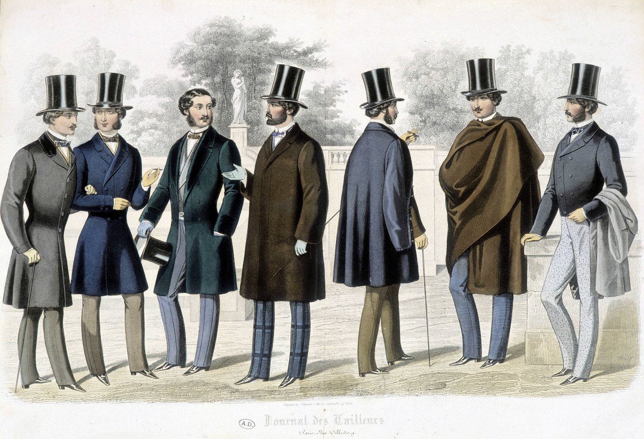 Manliga modeller, "" Journal of tailors"" av French School