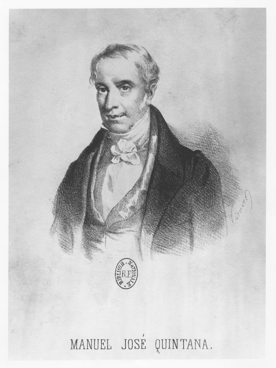 Manuel José Quintana (litho) av French School