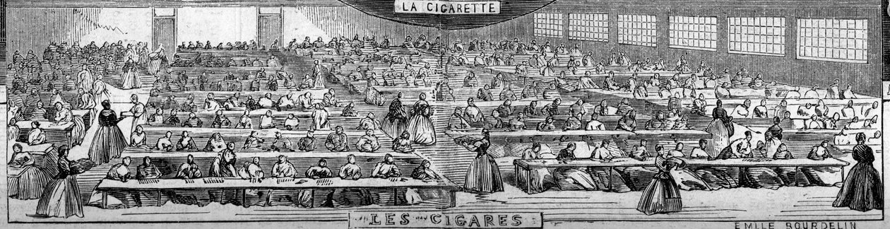 Tobaksfabrik, Paris av French School
