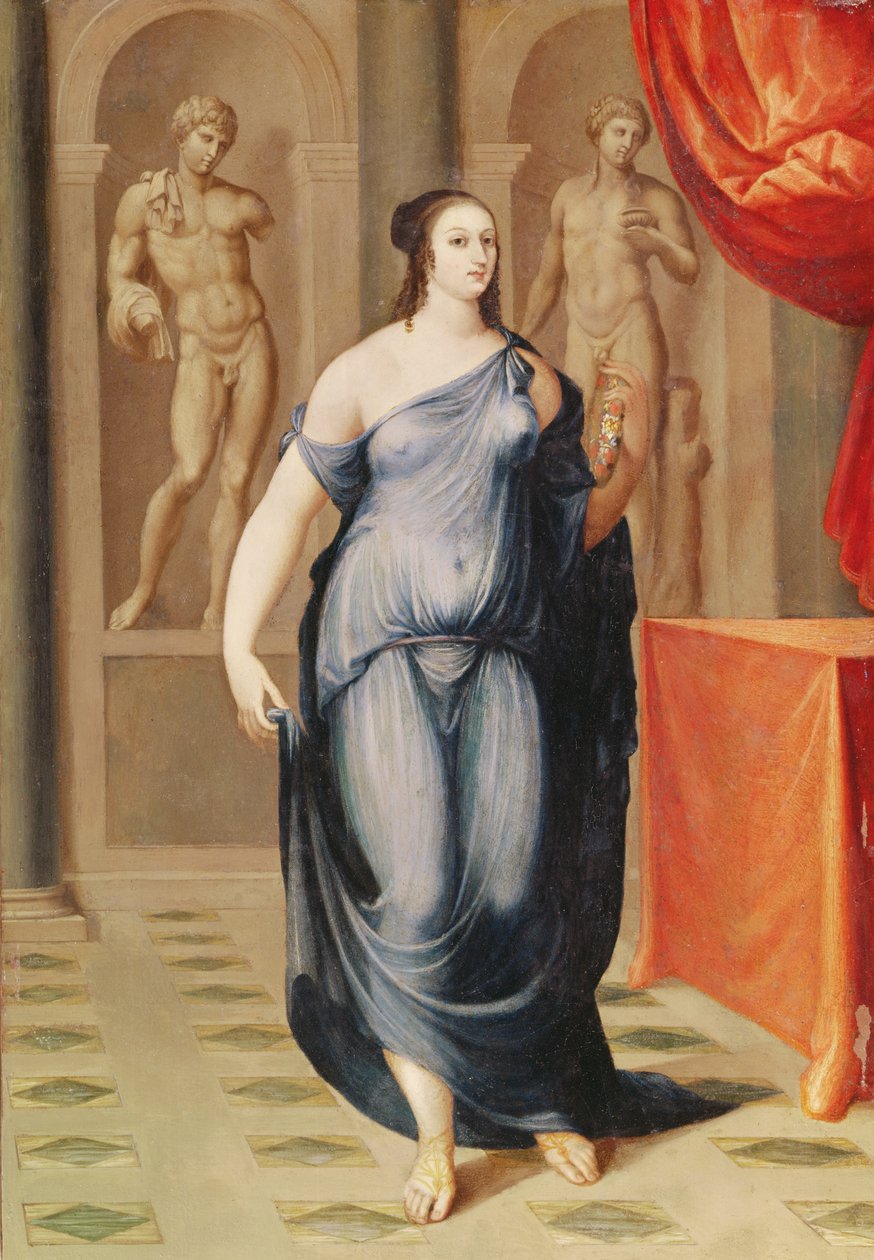 Marie dEscoubleau, grevinna av Tessé, 1598 av French School