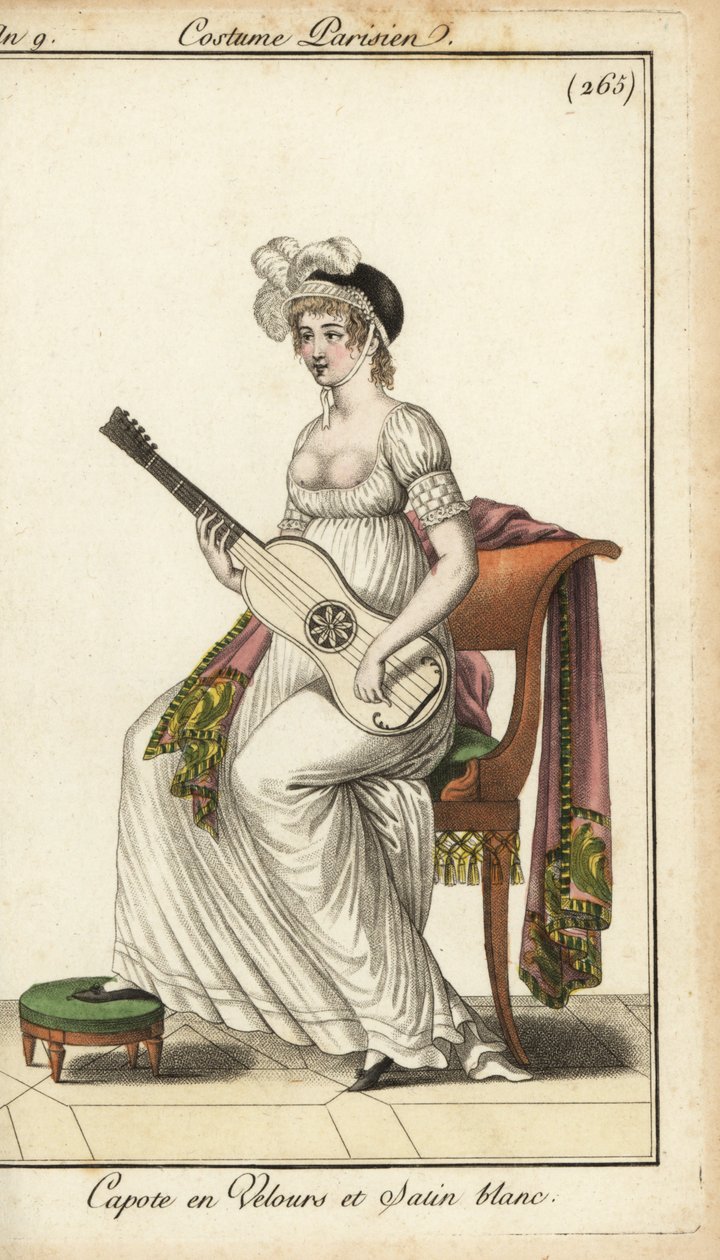 Merveilleuse spelar gitarr av French School
