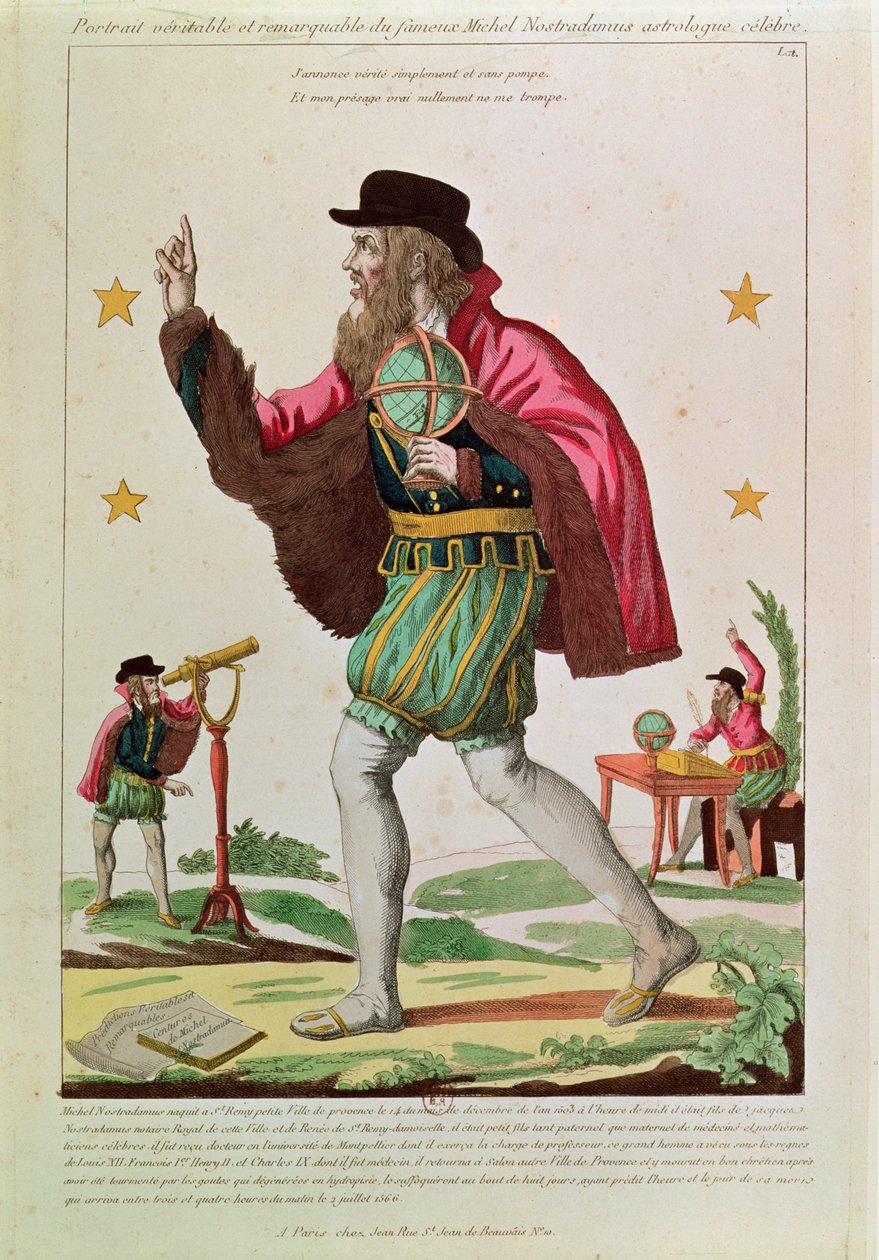 Michel Nostradamus (1503-66) av French School