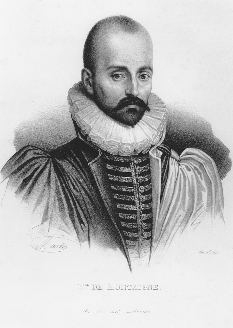 Michel de Montaigne av French School