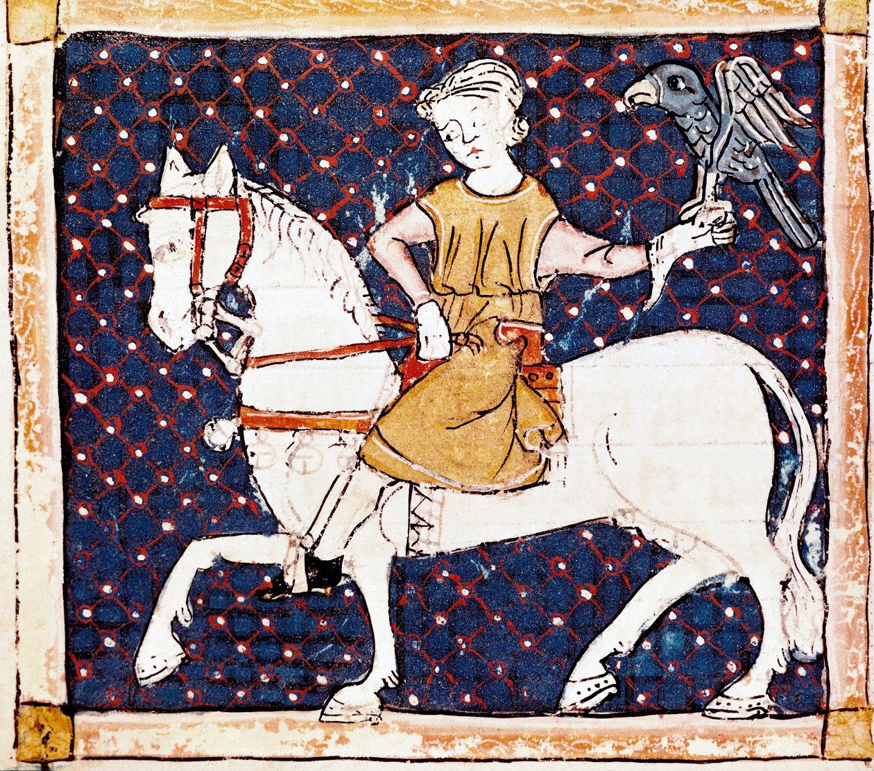 April månad: Falconer av French School