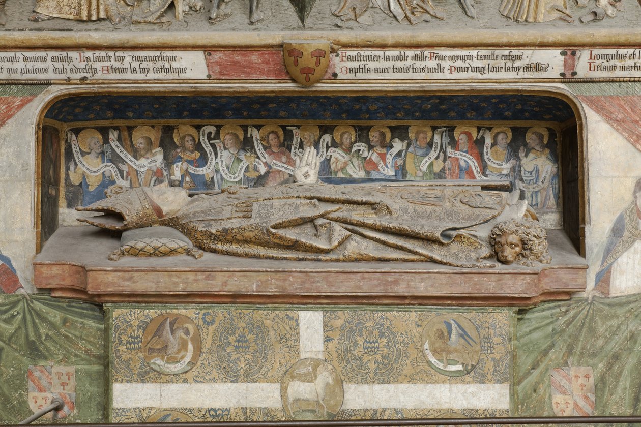 Monument av Adrien de Henencourt av French School