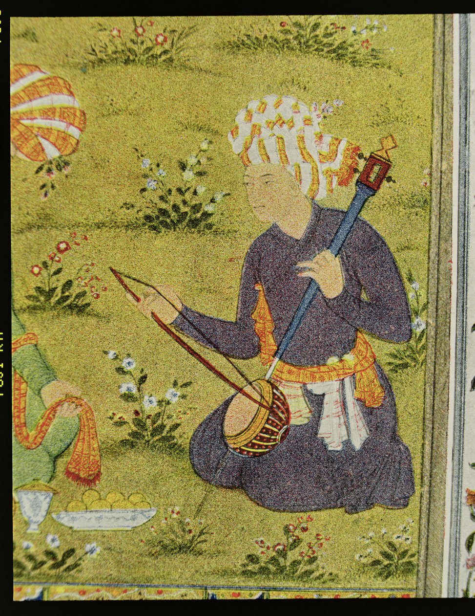 Musiker, illustration för "The Arabian Nights" av French School