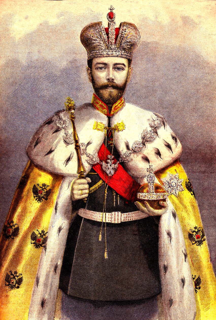 Nikolaus II, tsar av Ryssland av French School