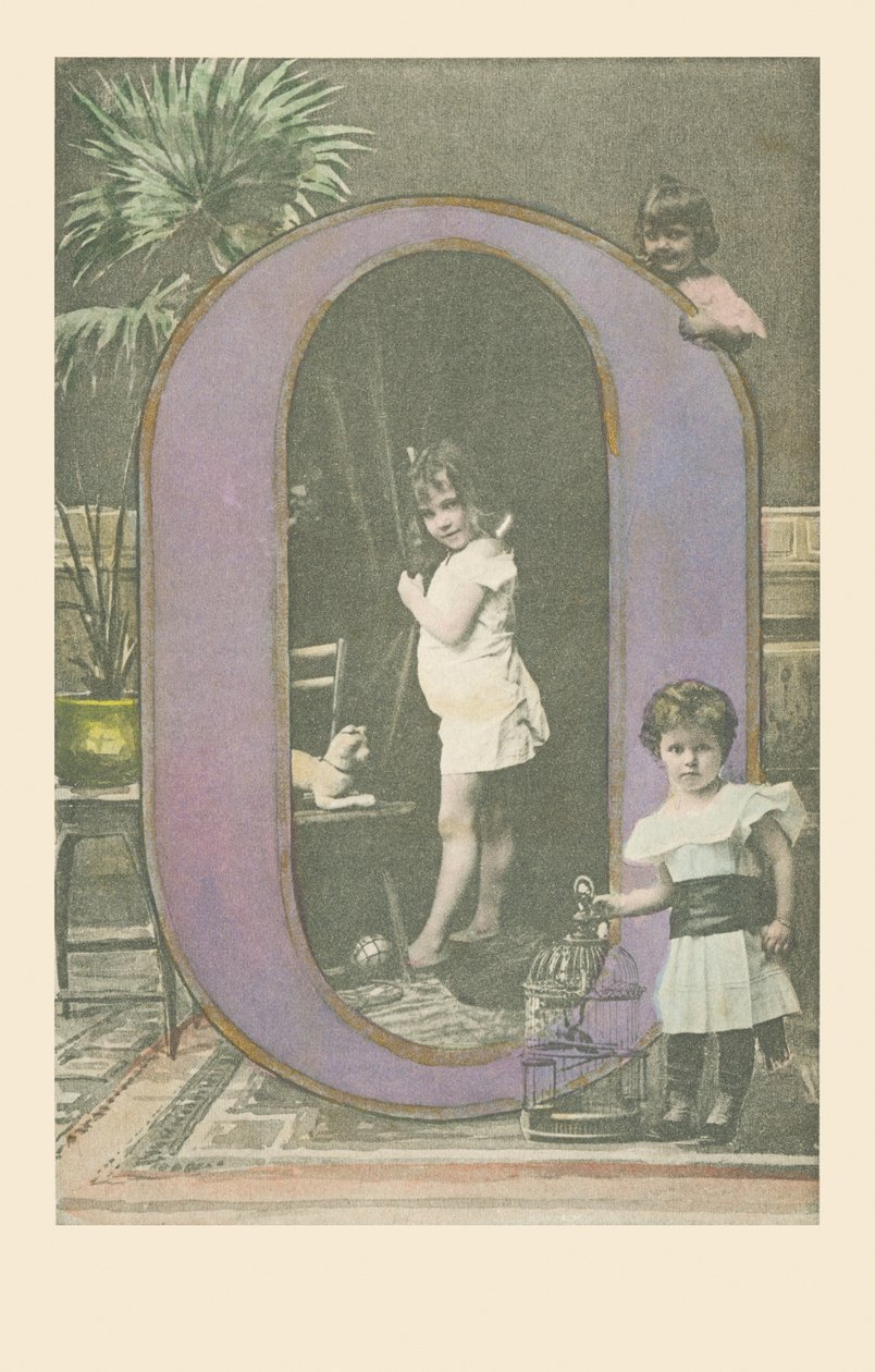 O: Tre barn, en bur av French School