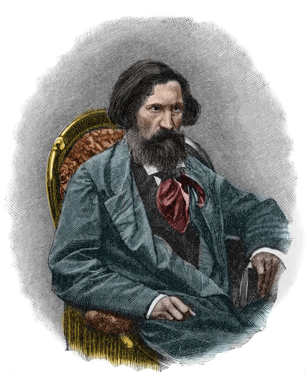 Otto Ludwig (1813-1865) tysk författare. av French School
