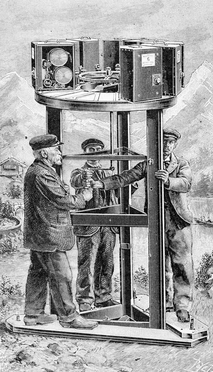 Panoramic Cinéorama, 1896 av French School