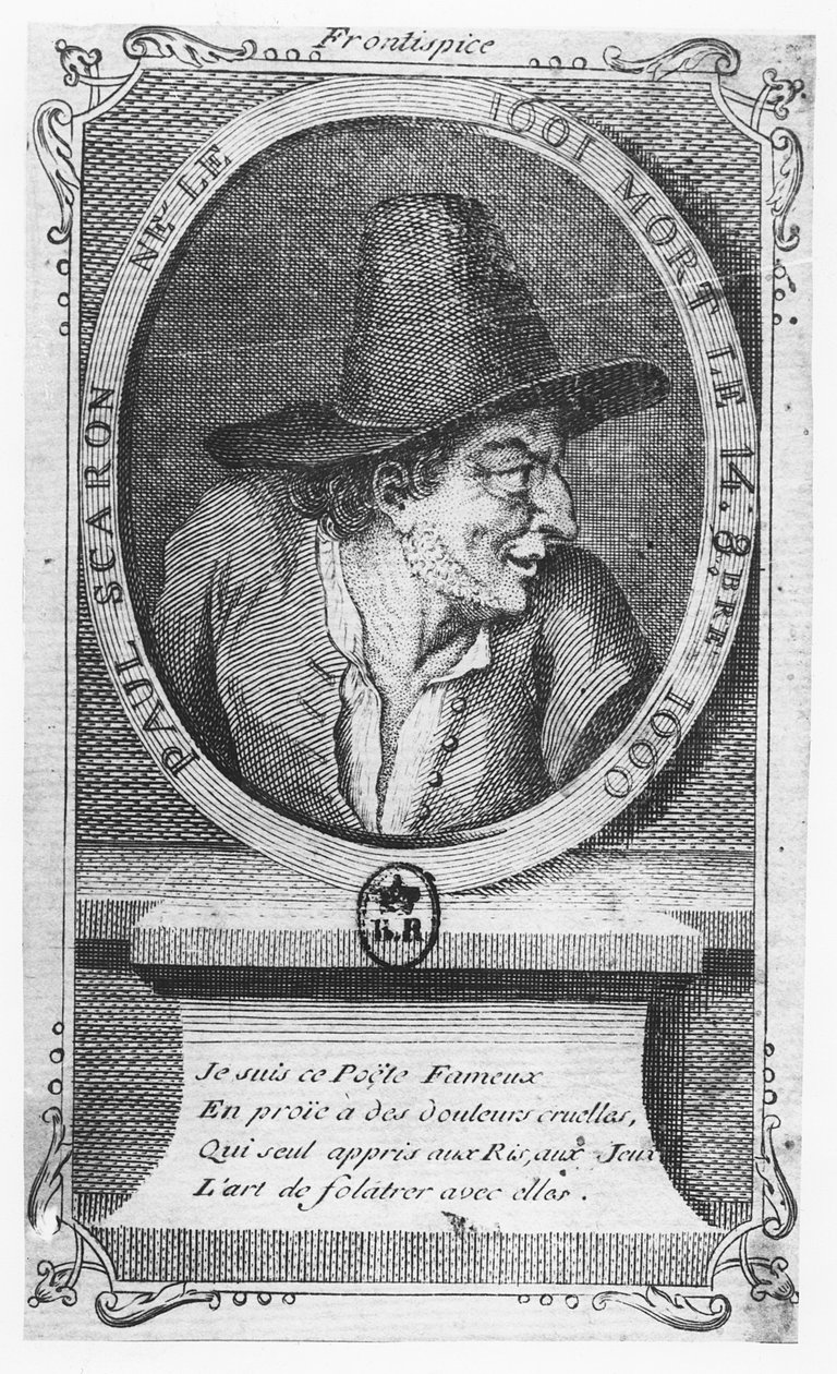 Paul Scarron (gravyr) av French School