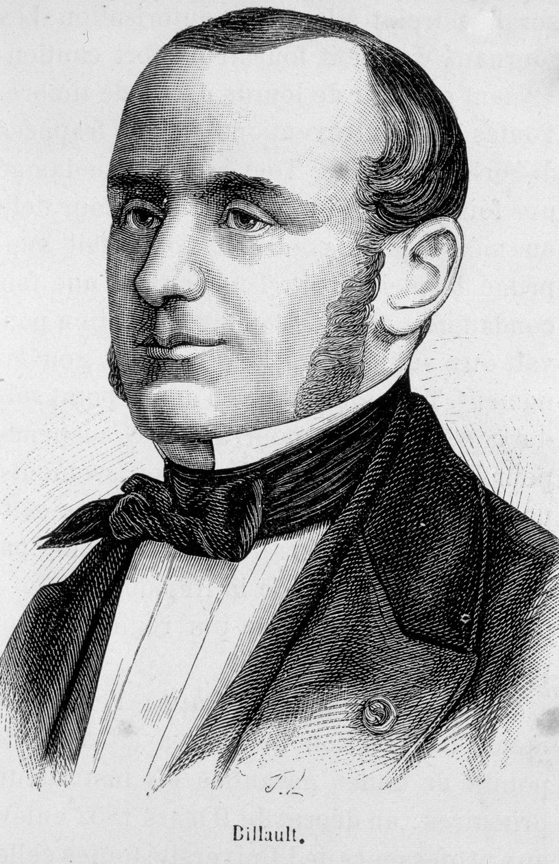 Porträtt av Adolphe Billault (1805-1863). av French School