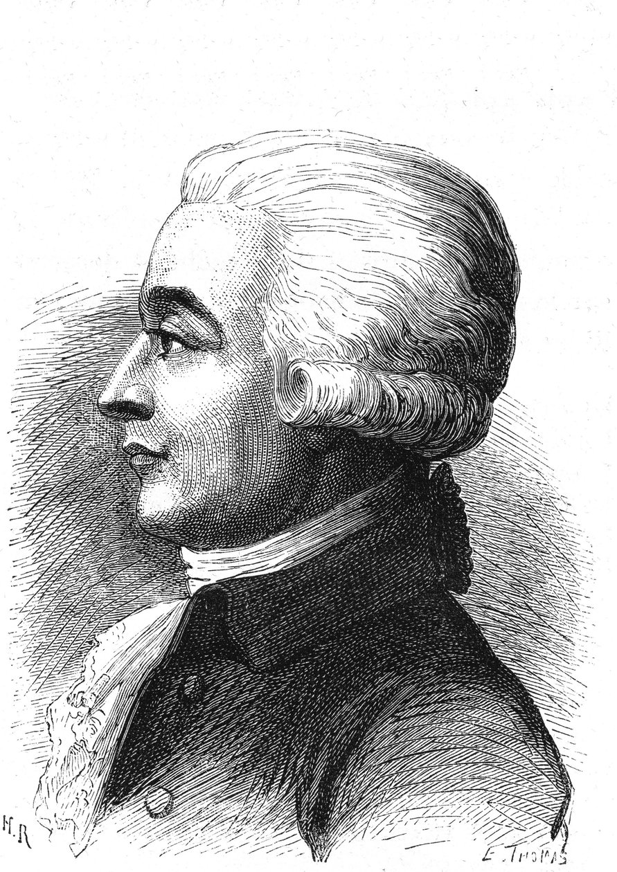 Porträtt av Blanchard (1709-1853) av French School