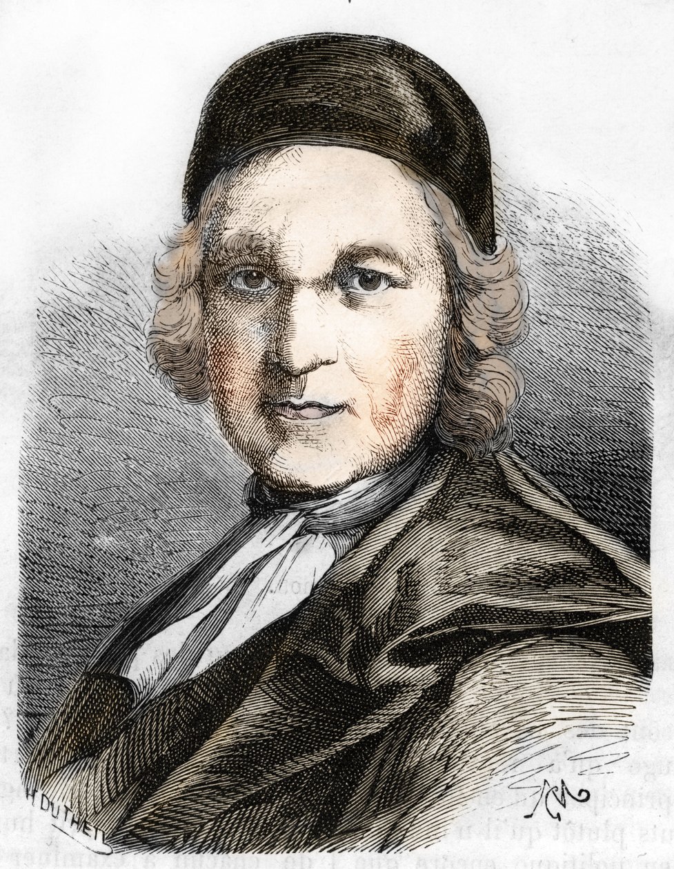 Porträtt av Charles de Saint evremond av French School