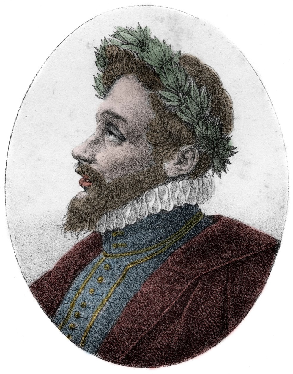Porträtt av Etienne Jodelle (Paris av French School