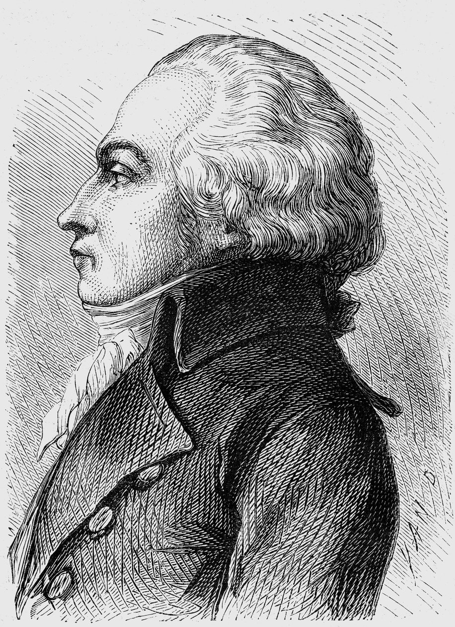 Porträtt av Jacques Constantion Perrier av French School