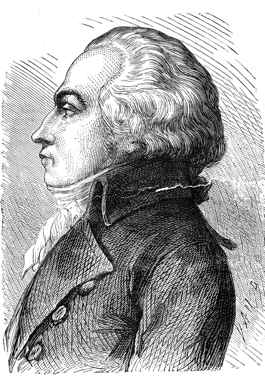 Porträtt av Jacques Constantion Perrier av French School