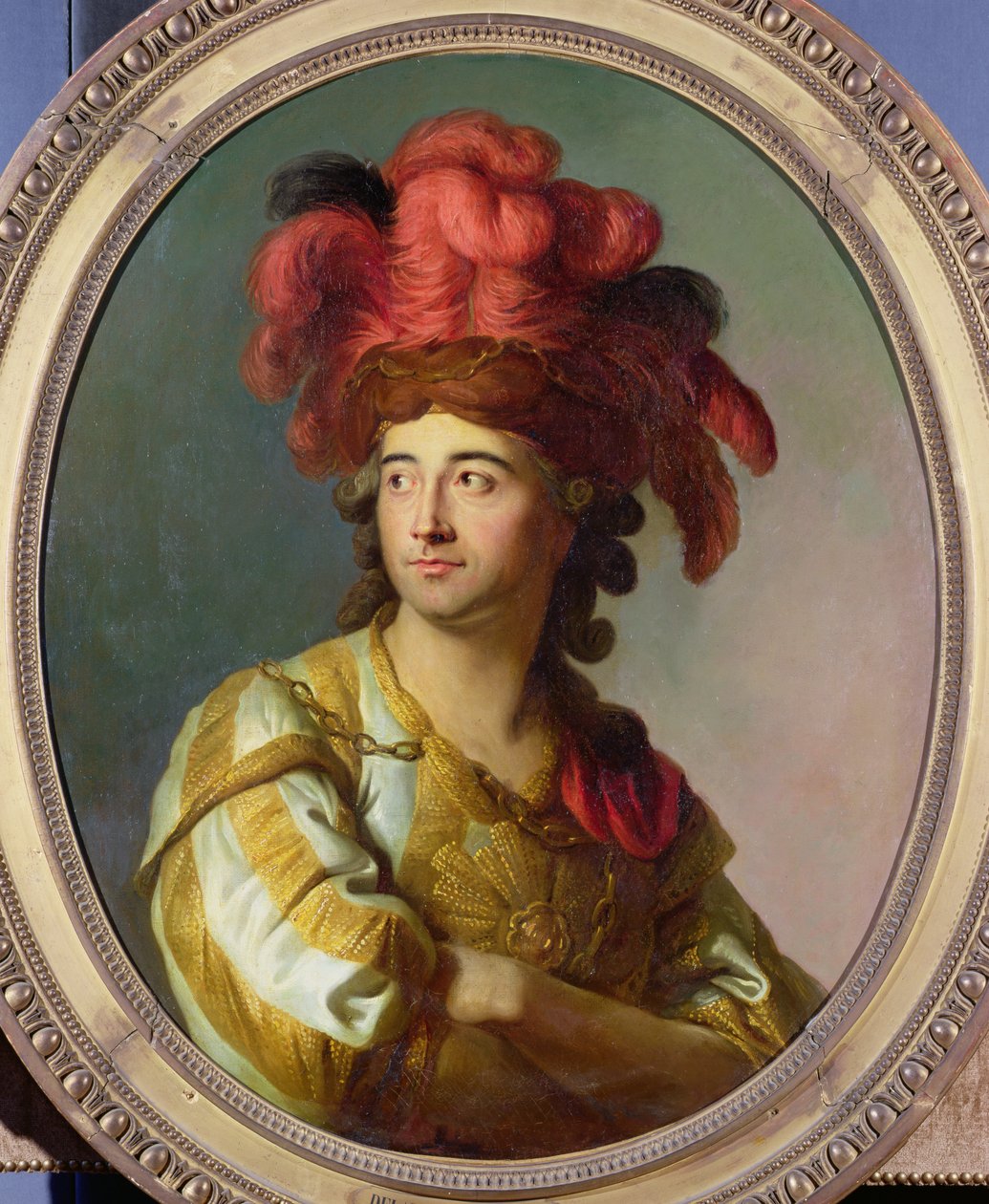 Porträtt av Larive av French School