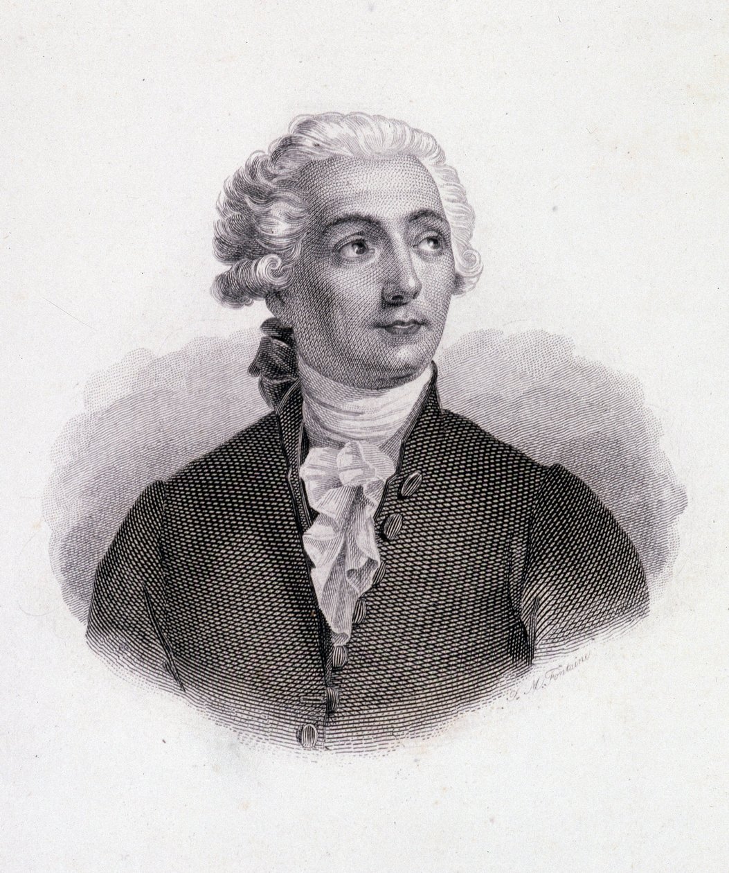 Porträtt av Lavoisier av French School
