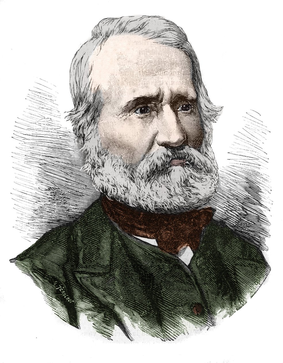 Porträtt av Louis-Auguste Blanqui (Louis Auguste av French School