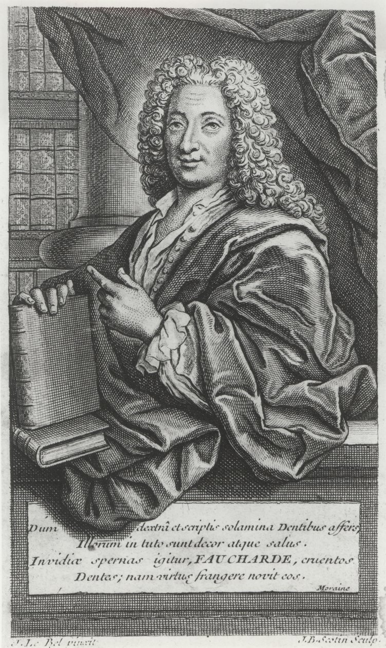 Porträtt av Pierre Fauchard (1678-1763) av French School