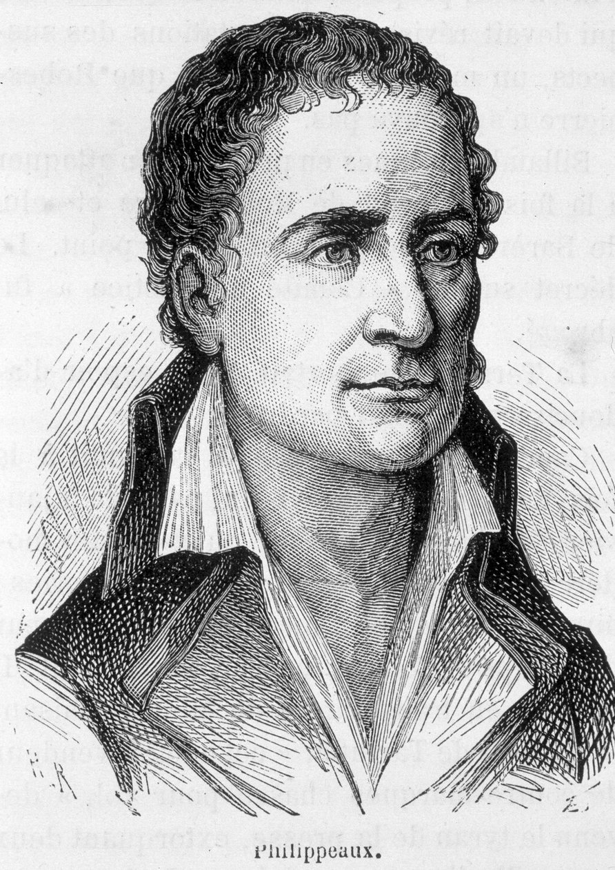 Porträtt av Pierre Philippeaux av French School