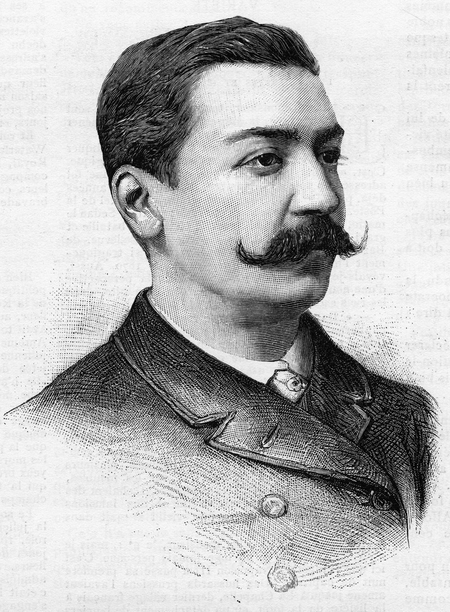 Porträtt av prins Roland Bonaparte (1858-1924) av French School