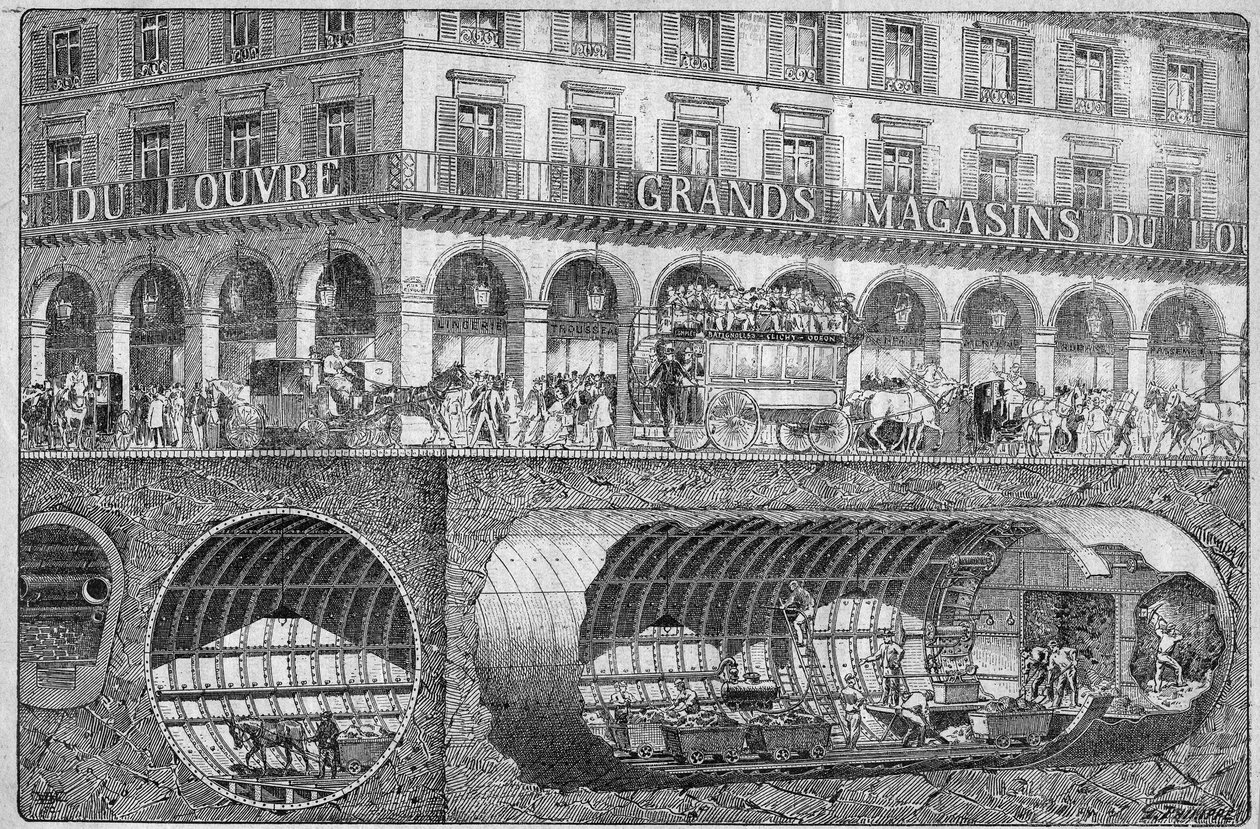 Kollektivtrafik i Paris av French School