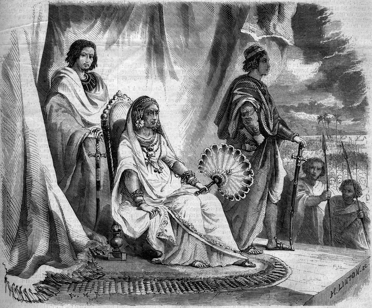 Drottning Ranavalo Manjaka I (Ranavalona av French School