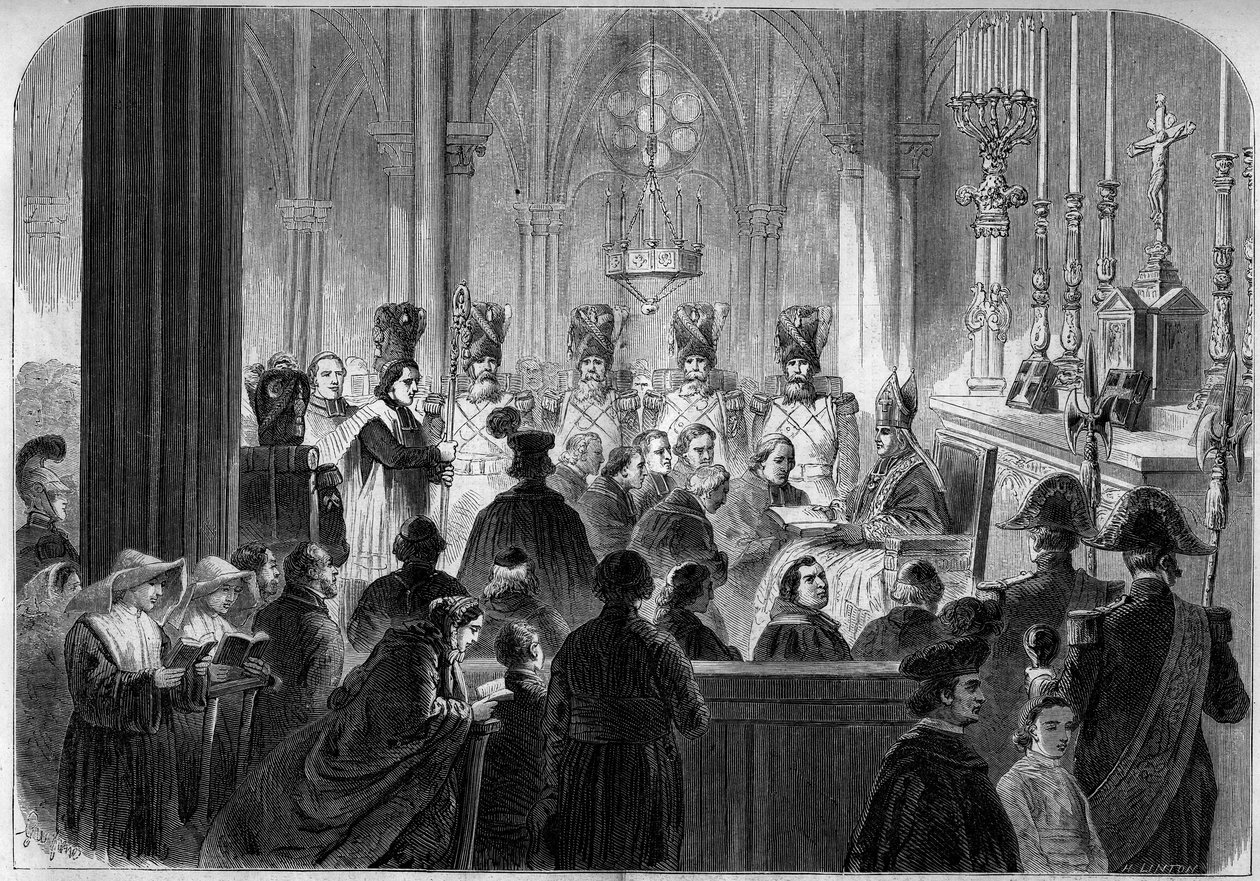 Religiös ceremoni av French School