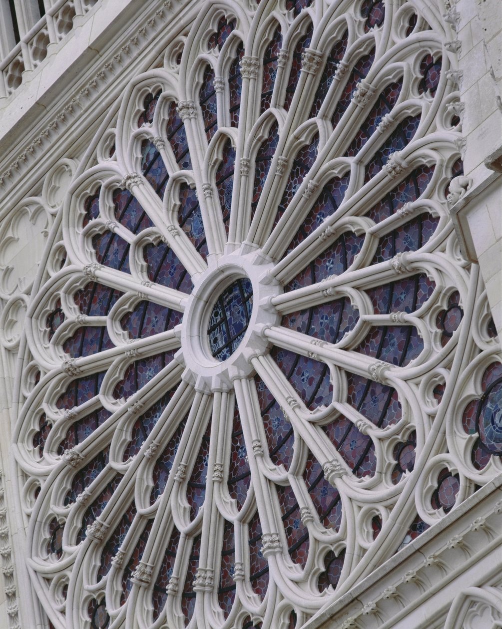 Rosenfönster från västra fasaden, c.1270 av French School