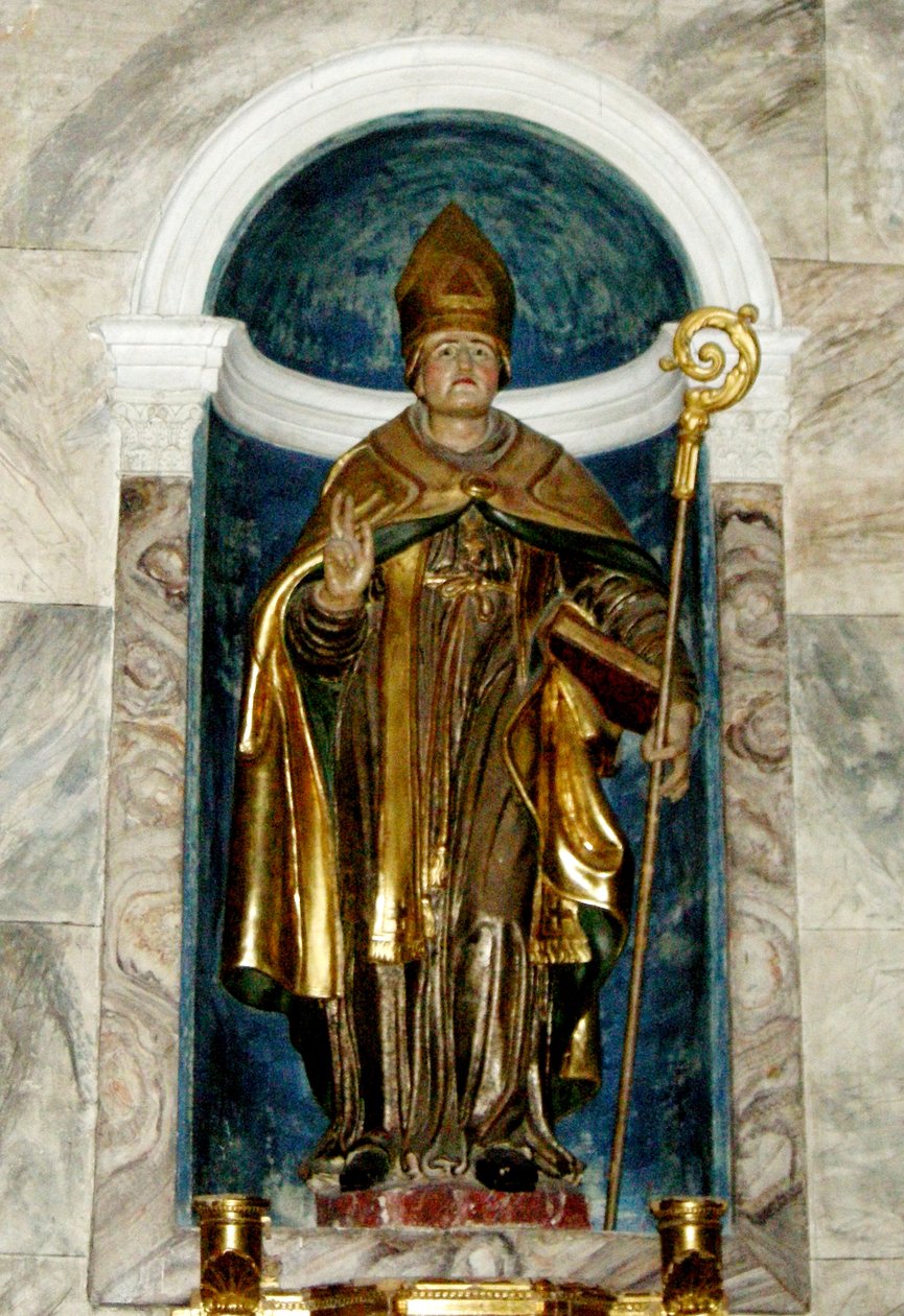 Saint Lizier (trä) av French School