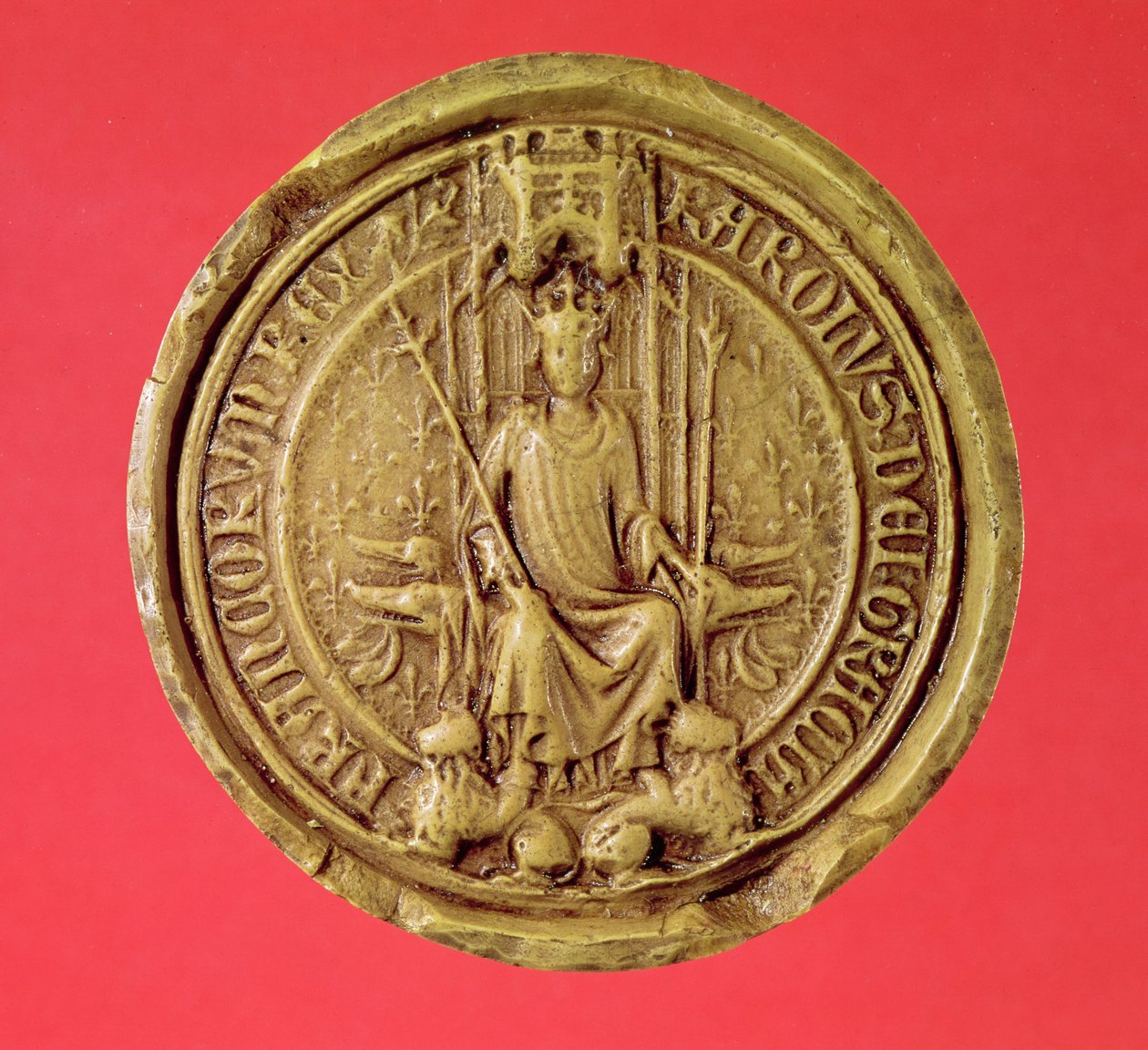 Karl VII:s sigill (1403-61) av French School