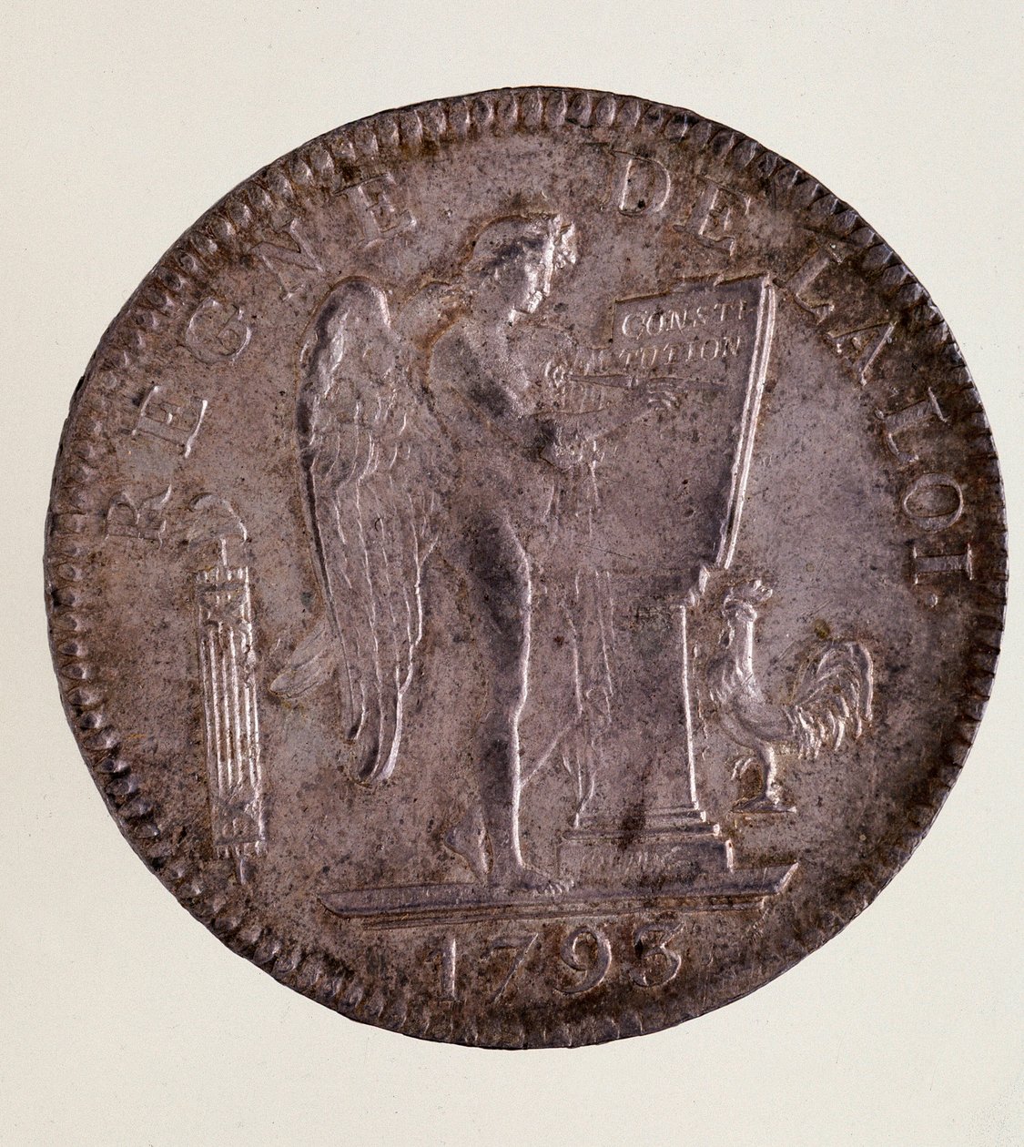 Silver fransk ecu (scude), franska republiken (1793-1804) av French School