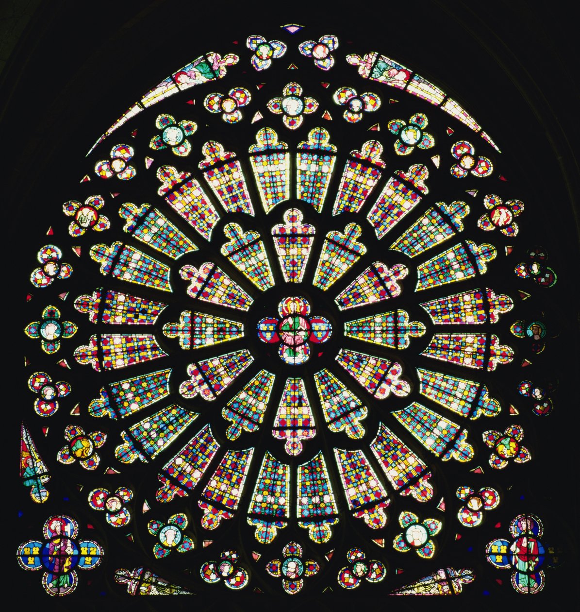 Södra rosenfönster, c.1320 av French School