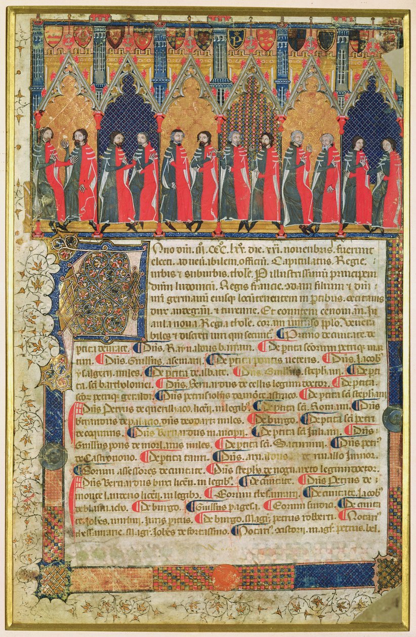 Aldermen of Toulouse, 1369 av French School