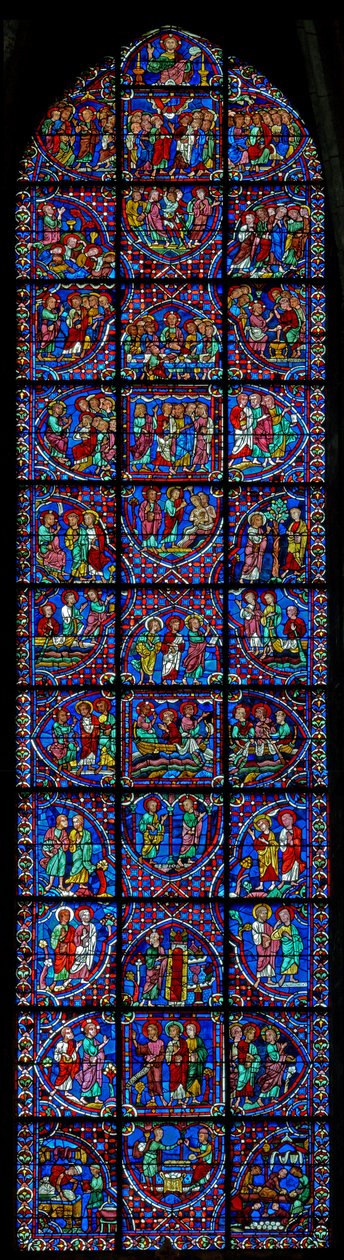 Apostlarnas fönster (w0) av French School