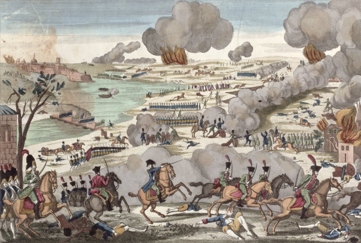 Slaget vid Wagram, 6 juli 1809 av French School