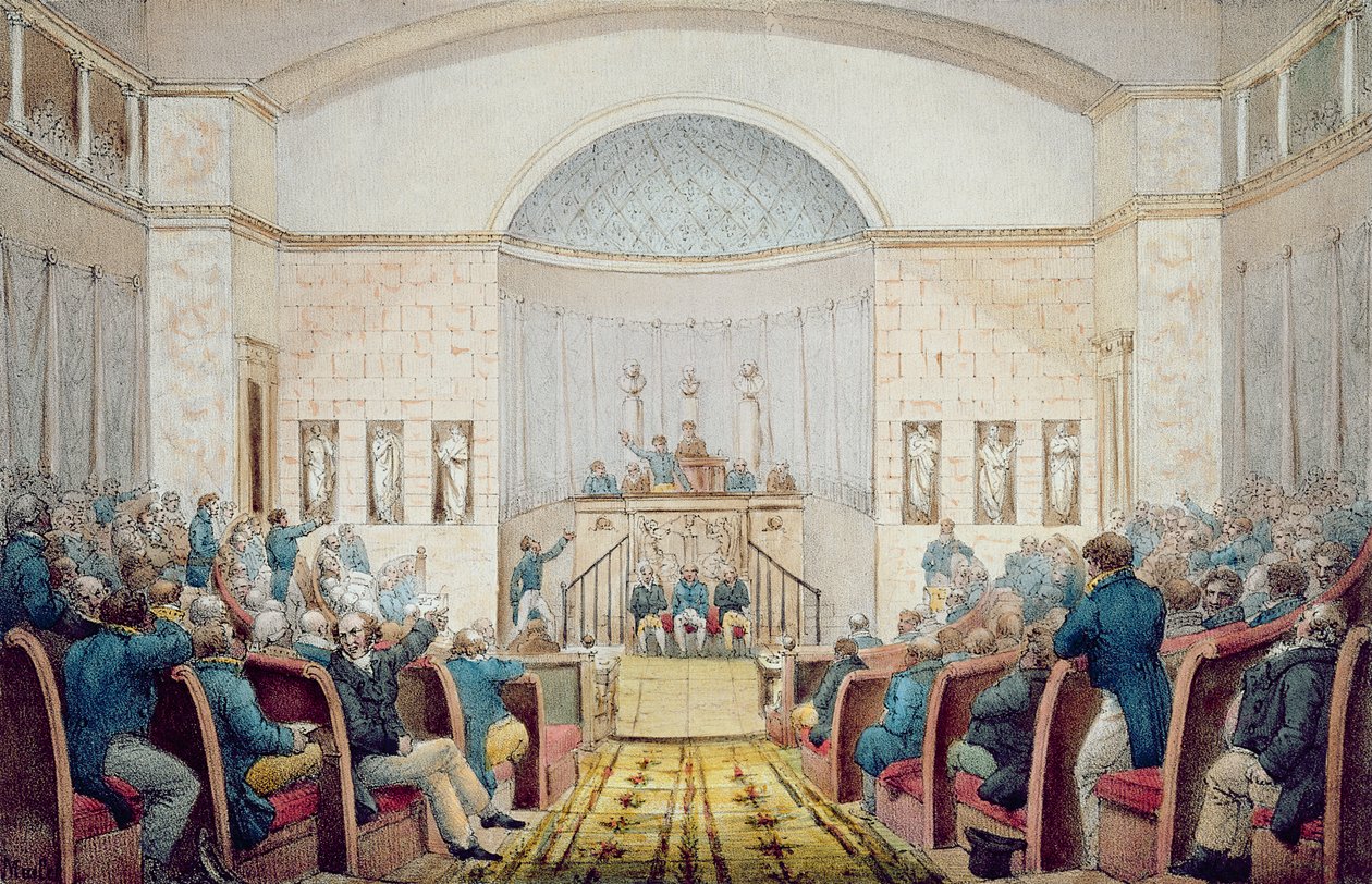Kammarkollegiet, c.1820 av French School