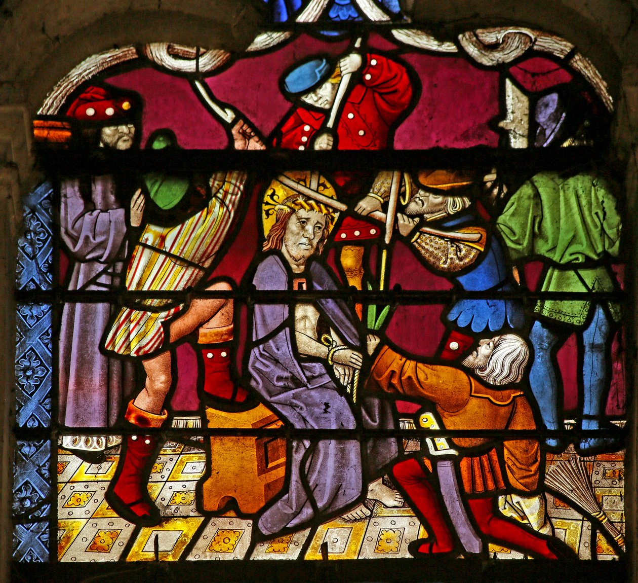 The Crowning with Thorns av French School