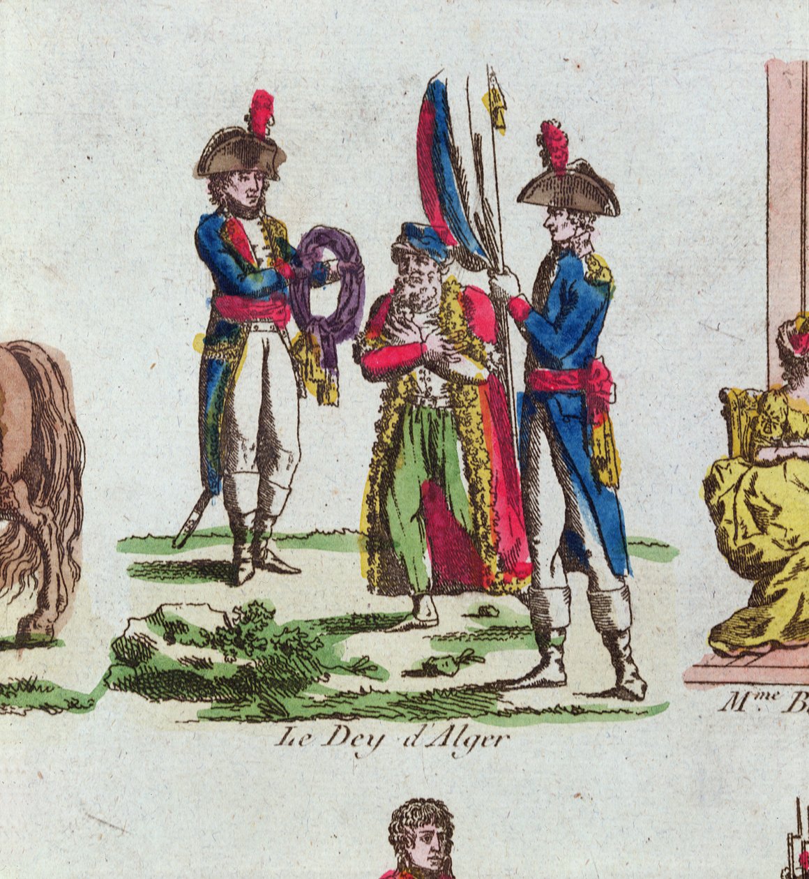 The Dey of Alger, 1799 av French School